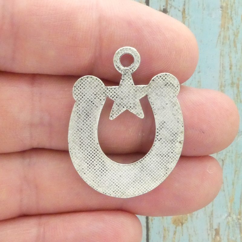 2 Horseshoe Charm Silver by TIJC SP1278 - Image 4