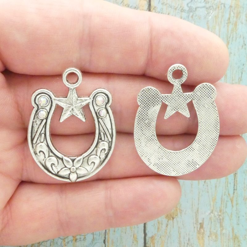 horseshoe charms for jewelry making