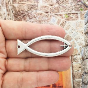 Christian fish bracelet connector bulk