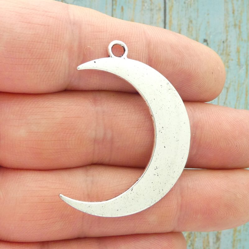 crescent moon pendants for jewelry making