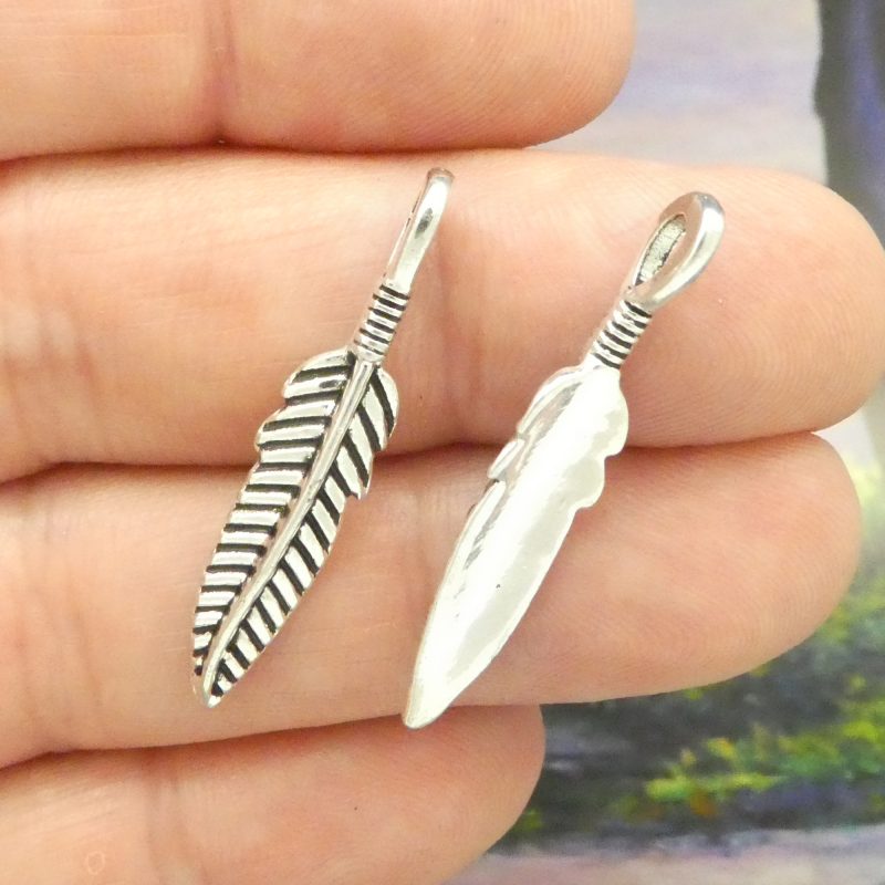 feather charms wholesale