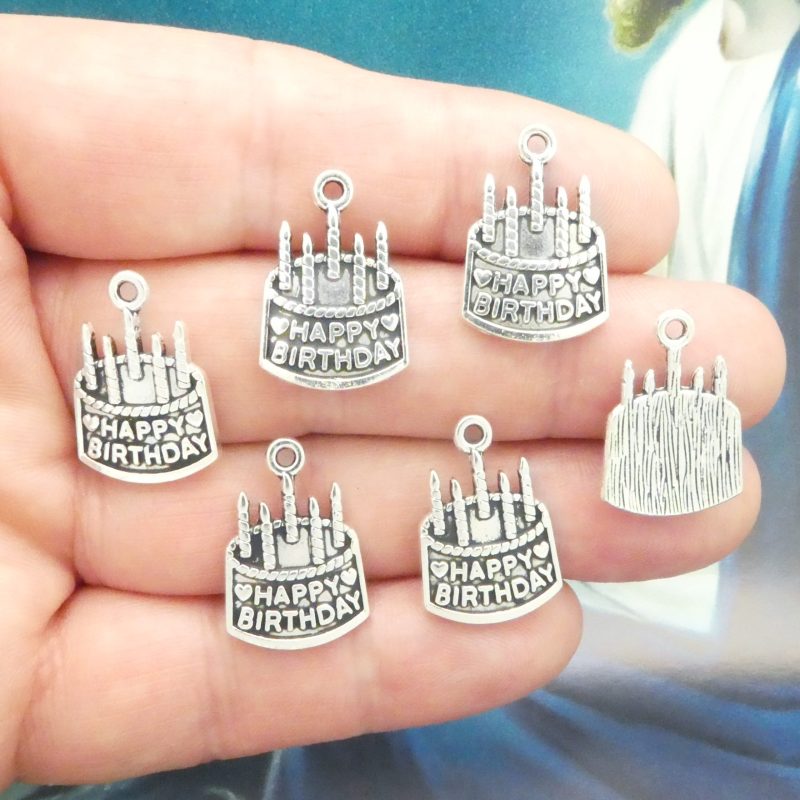 Birthday Cake Charms Wholesale