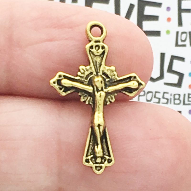 Crucifix Cross Charms Bulk