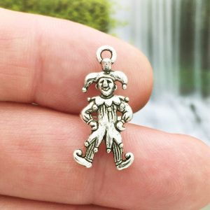 Silver Jester Charms Wholesale