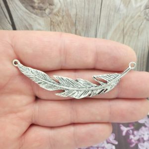 feather connector pendant