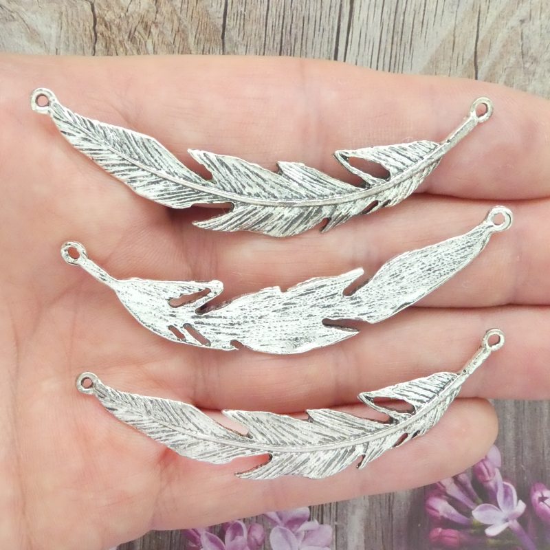 feather connector pendants bulk