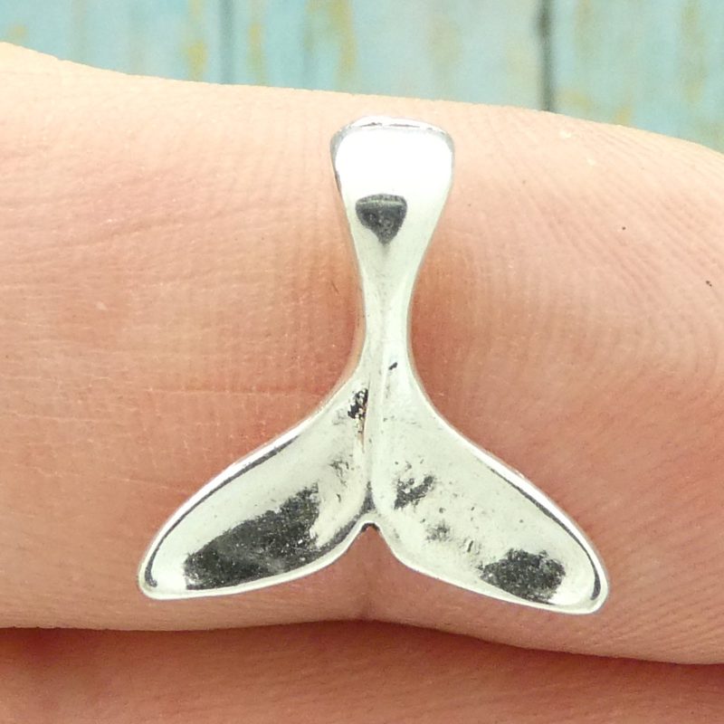 whale tail charms for jewelry making