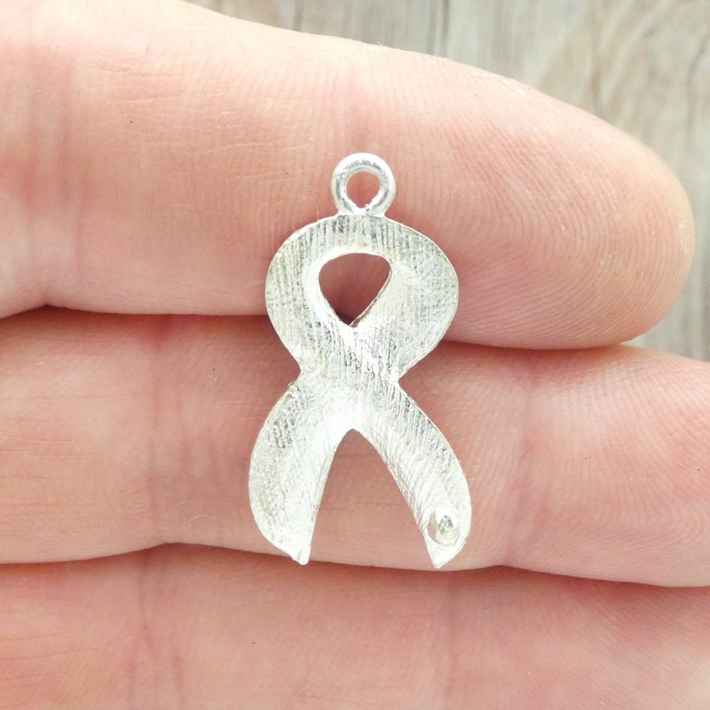 breast cancer charms