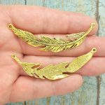 feather connector pendants bulk