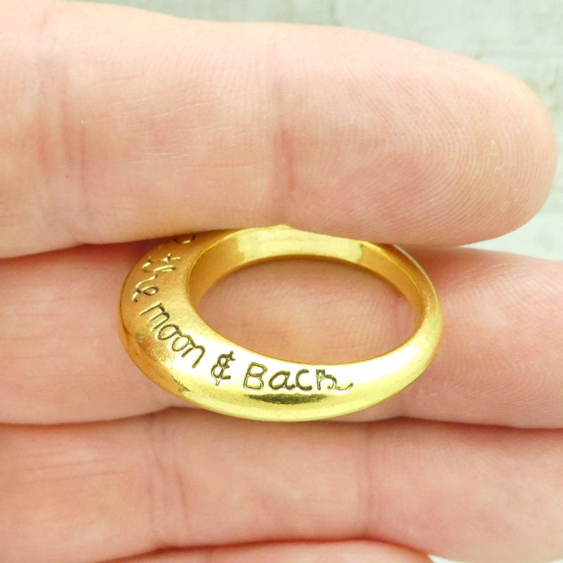 3 I Love You to the Moon and Back Charm Gold by TIJC SP1392 - Image 3