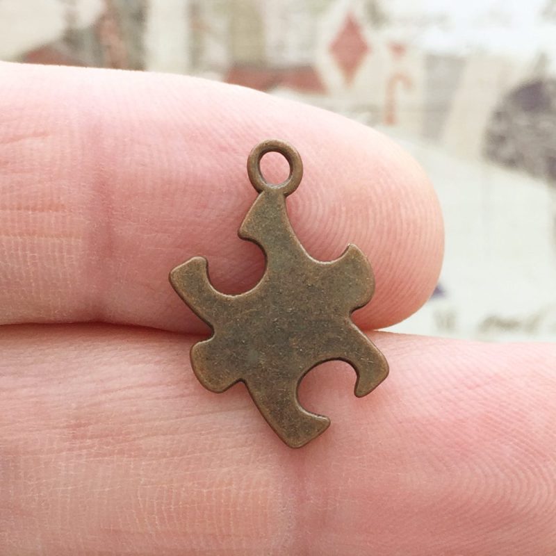 puzzle piece charms bulk