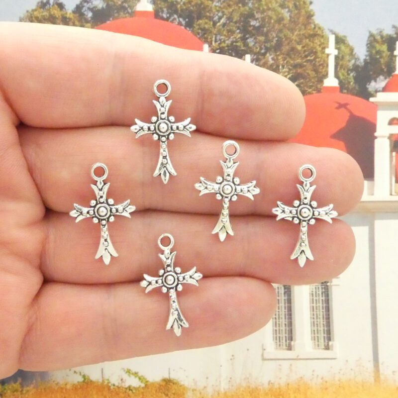 orthodox cross charms bulk