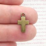 simple cross charms wholesale