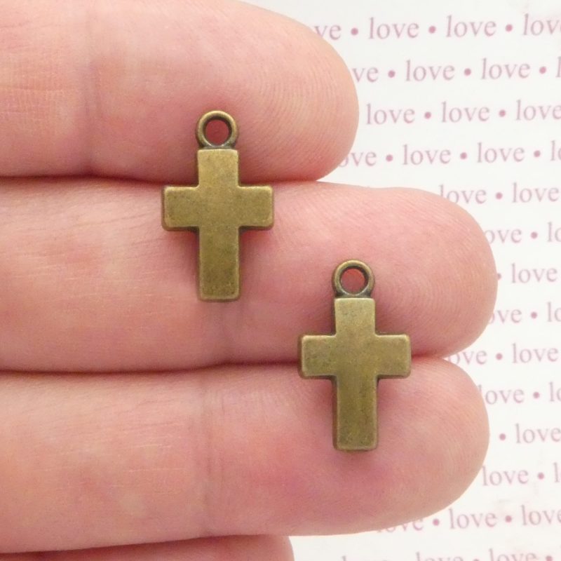 simple cross charms