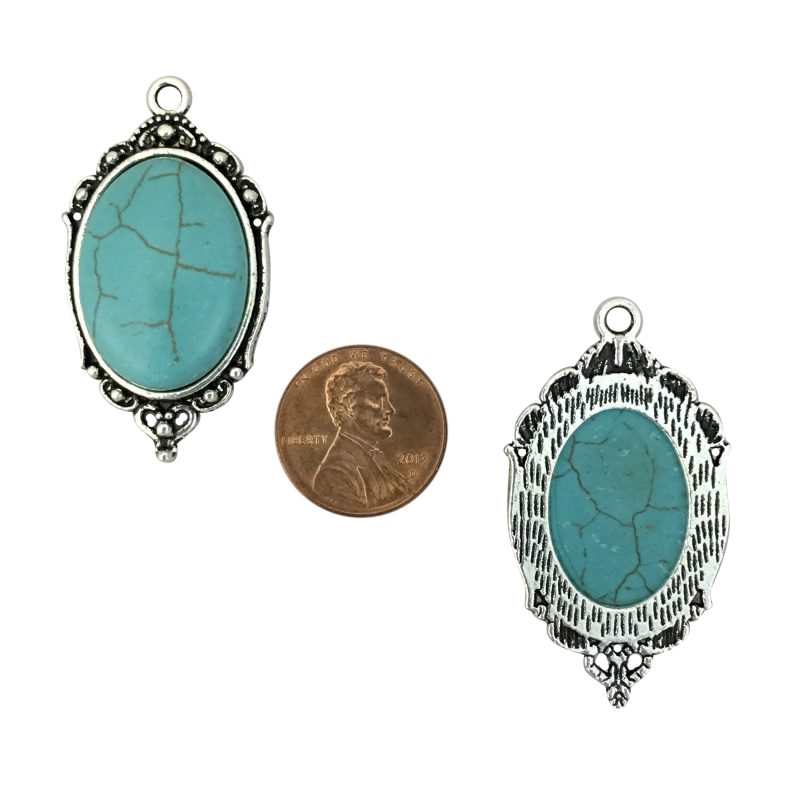 turquoise pendant silver