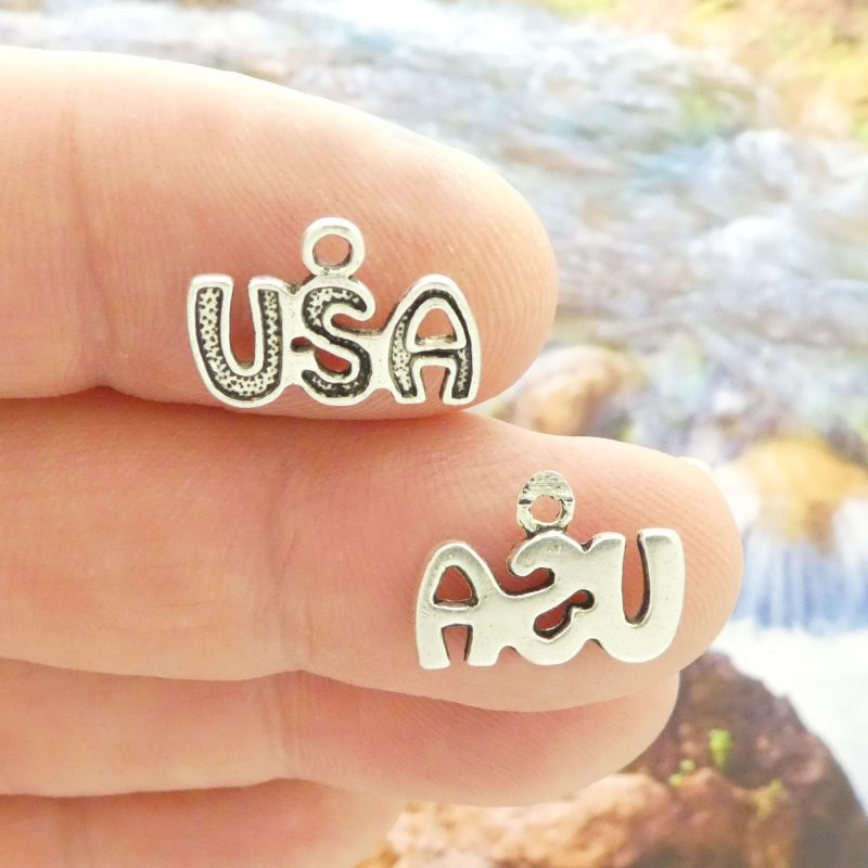 USA Charms for Jewelry Making