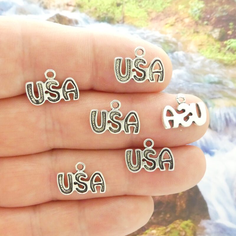 USA Charms Bulk