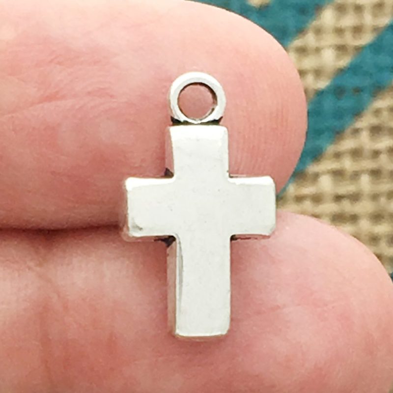 small cross charms bulk