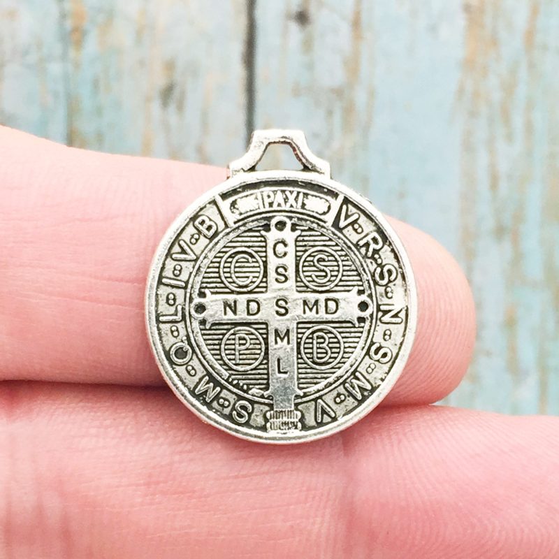 4 St Benedict Medal Silver by TIJC SP1436 - Image 2