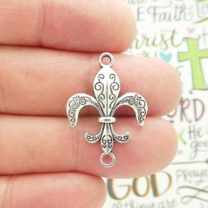 Fleur de Lis Bracelet Connector