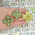Turquoise Cross Pendants Bulk