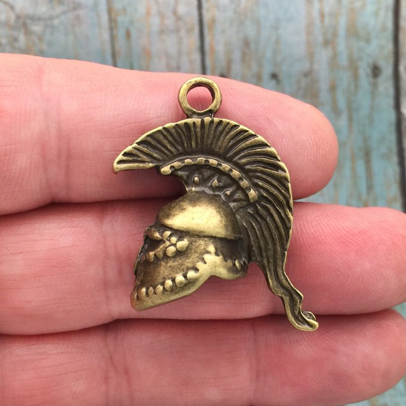 Trojan Helmet Pendant