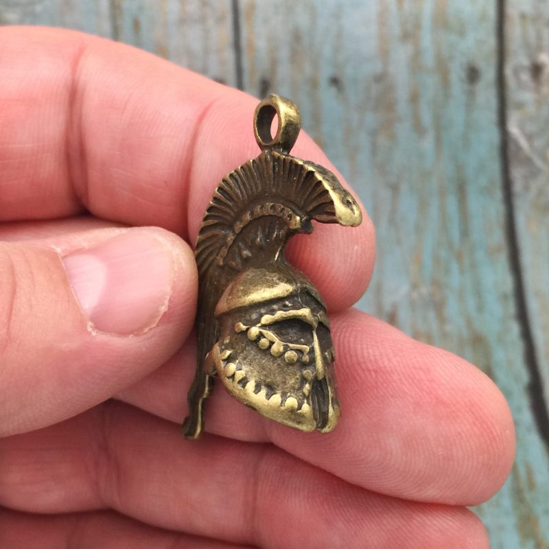 Trojan Helmet Charm