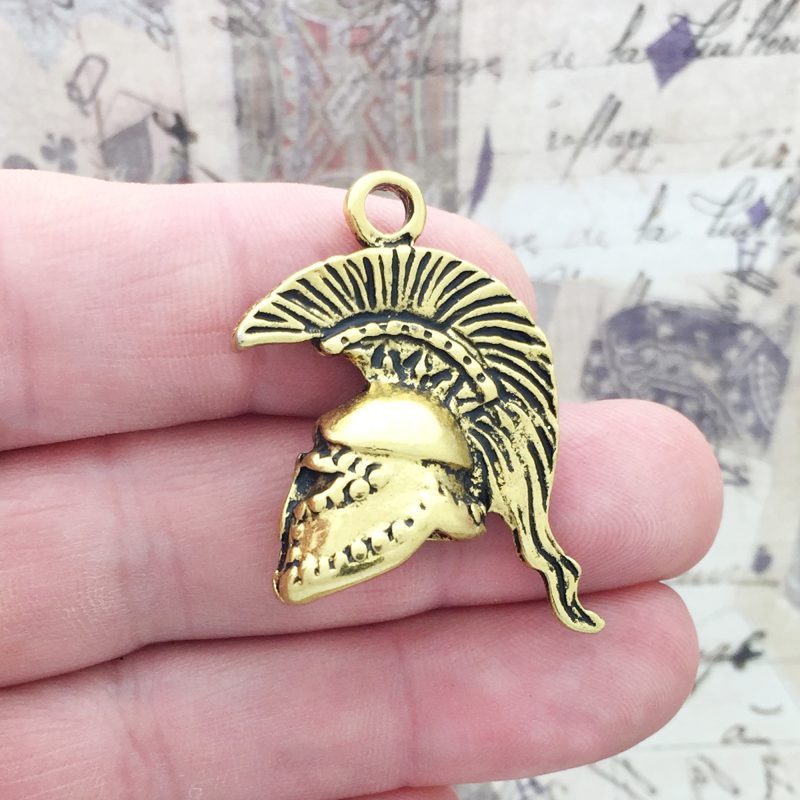 Trojan Helmet Pendant