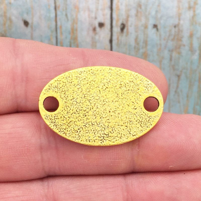3 Bracelet Connector Blank Gold by TIJC SP1450 - Image 2