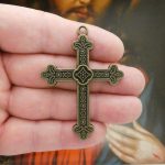orthodox cross pendant