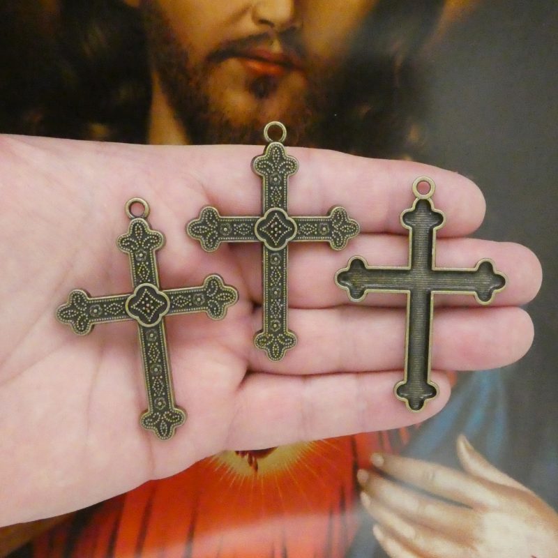 orthodox cross pendants bulk
