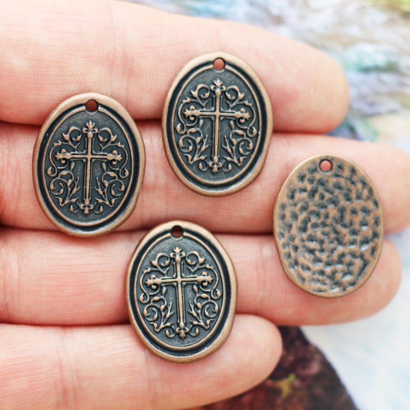 cross charms bulk