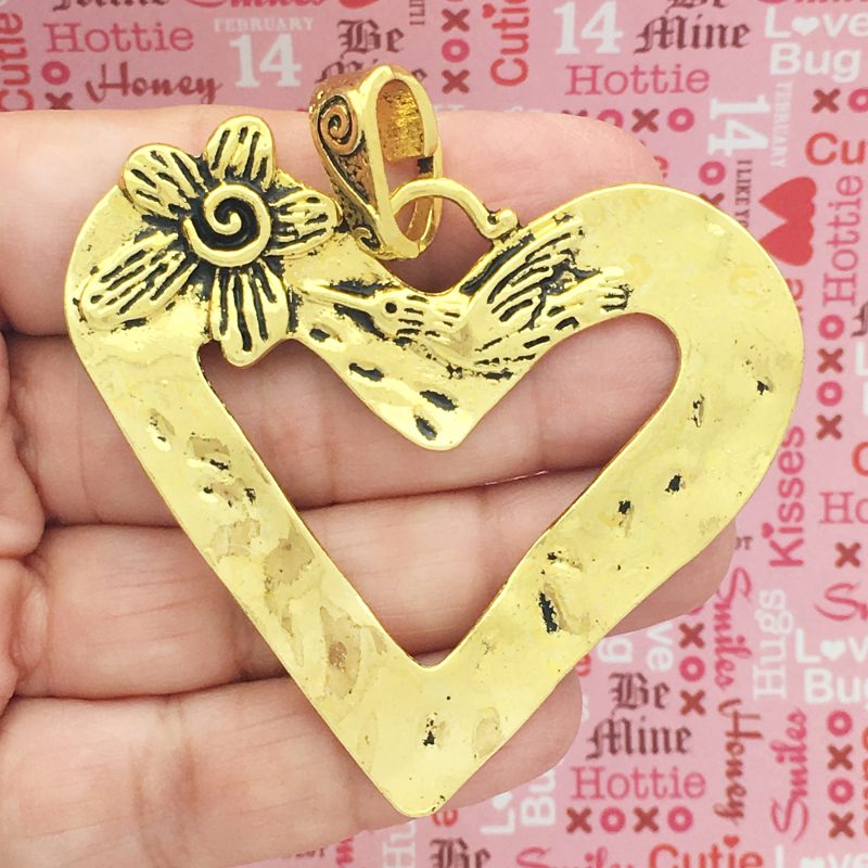 Open Heart Pendants Wholesale