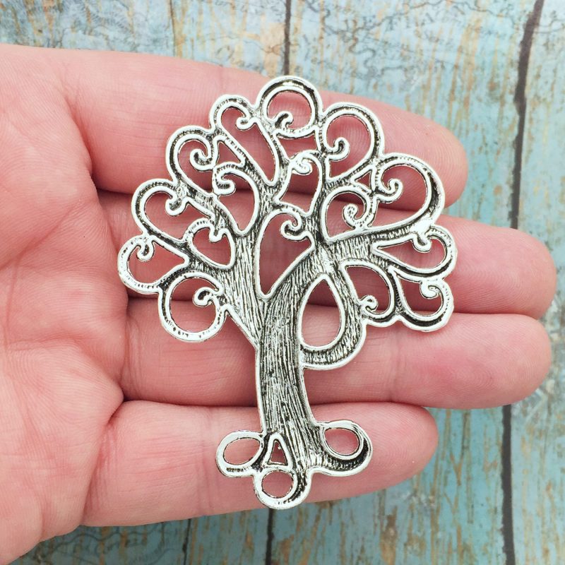 1 Tree of Life Charm Pendant Silver by TIJC SP1472 - Image 2