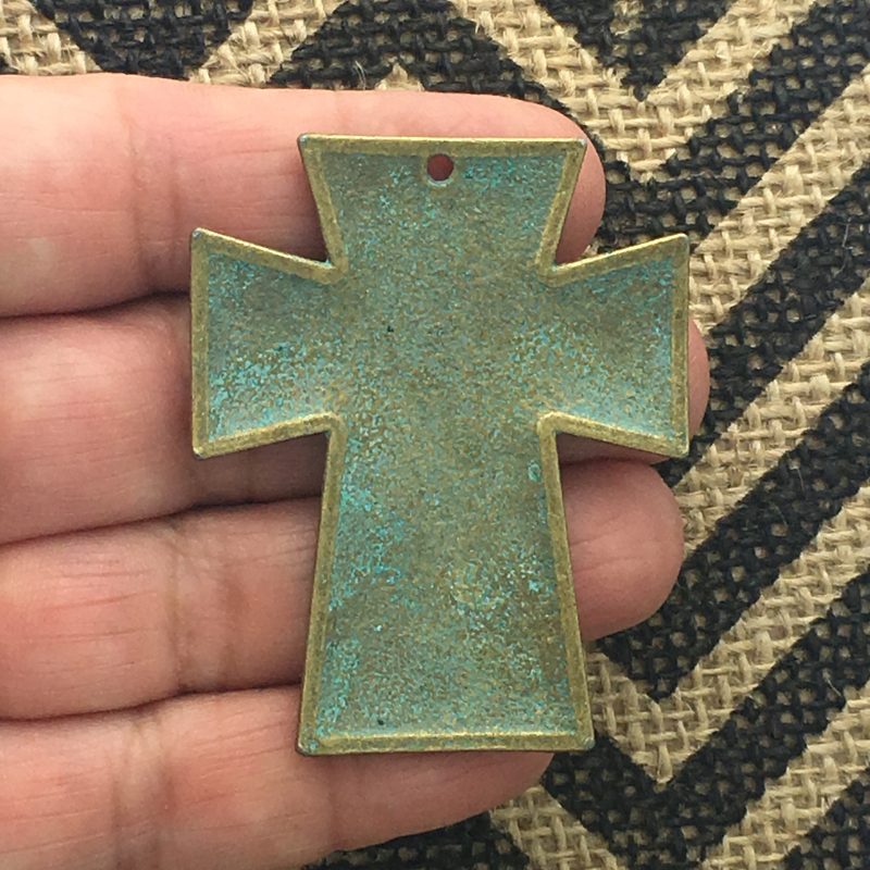 2 Gold Cross Pendant by TIJC SP1475 - Image 2