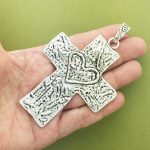 hammered cross pendants wholesale
