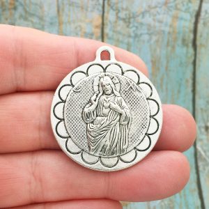 1 Sacred Heart of Jesus Medal Silver by TIJC SP1516