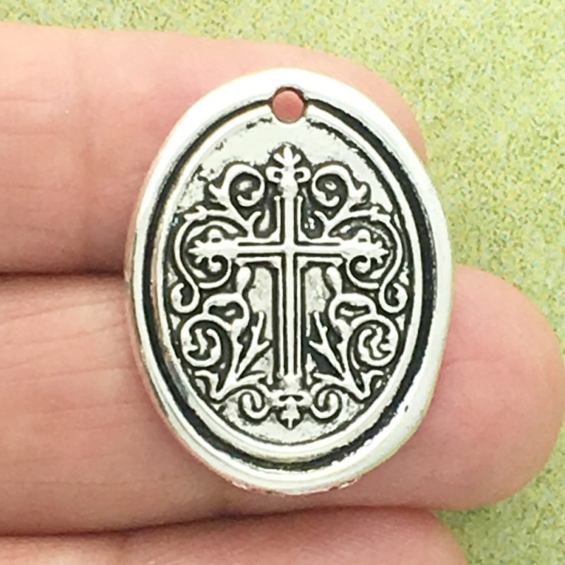 Silver Cross Medallion Bulk