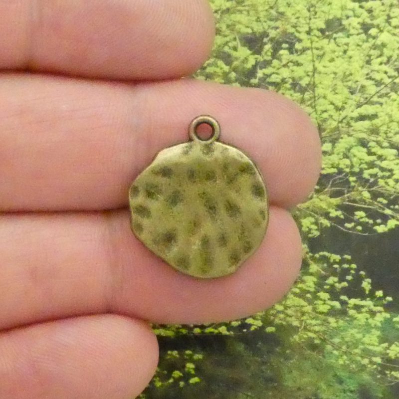 5 Bronze Cross Charm Pendant by TIJC SP1522 - Image 4