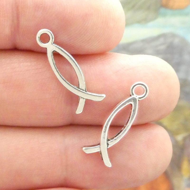Christian fish charms wholesale