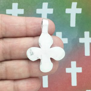 Hammered Cross Pendant