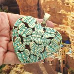 1 Butterfly Heart Charm Pendant Gold by TIJC SP1540