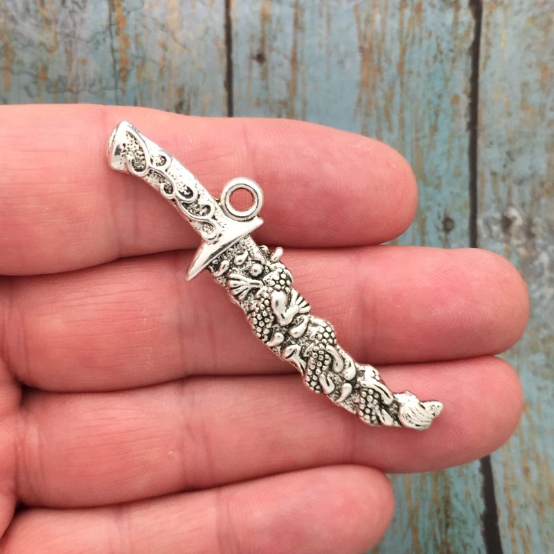 dagger charm for bracelet