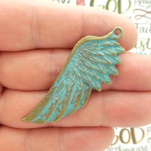 Angel Wing Pendant for Jewelry Making