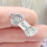 Silver Yarn Charm