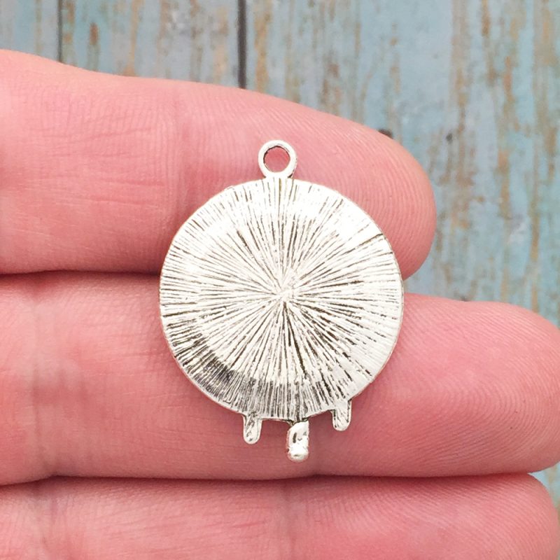 5 Dinner Plate Charm Silver by TIJC SP1609 - Image 2