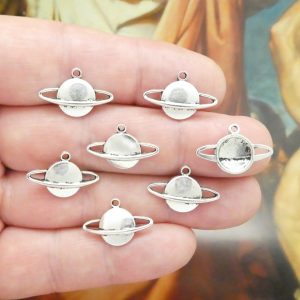 Saturn Charm Pendant