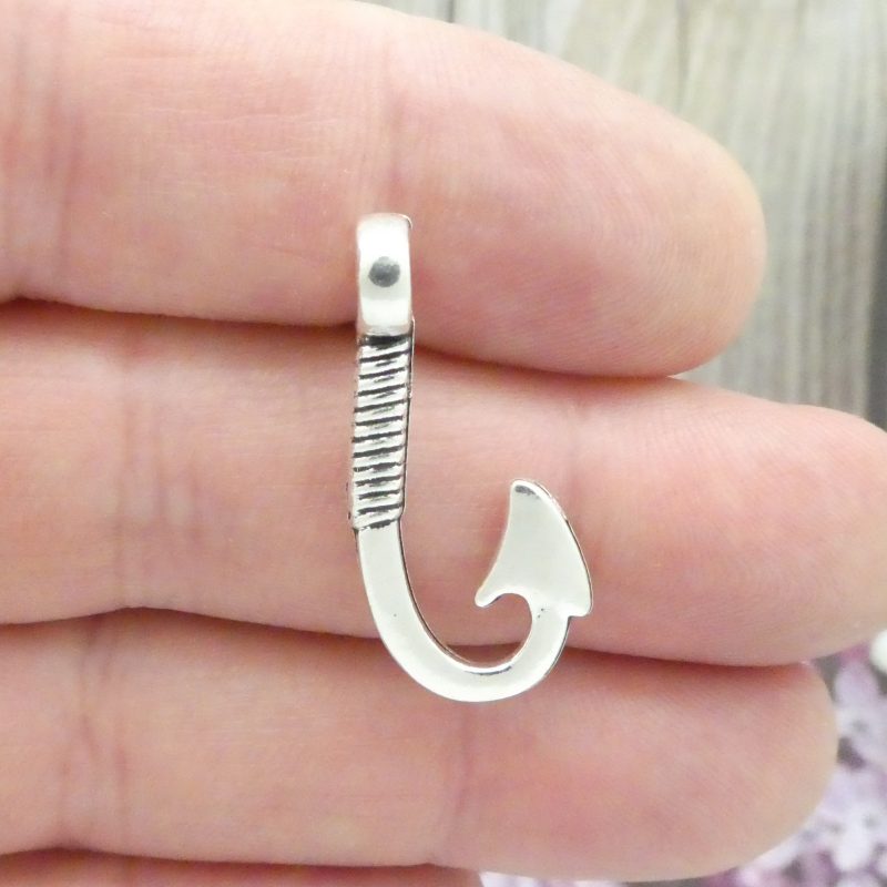 fish hook charms for jewelry making