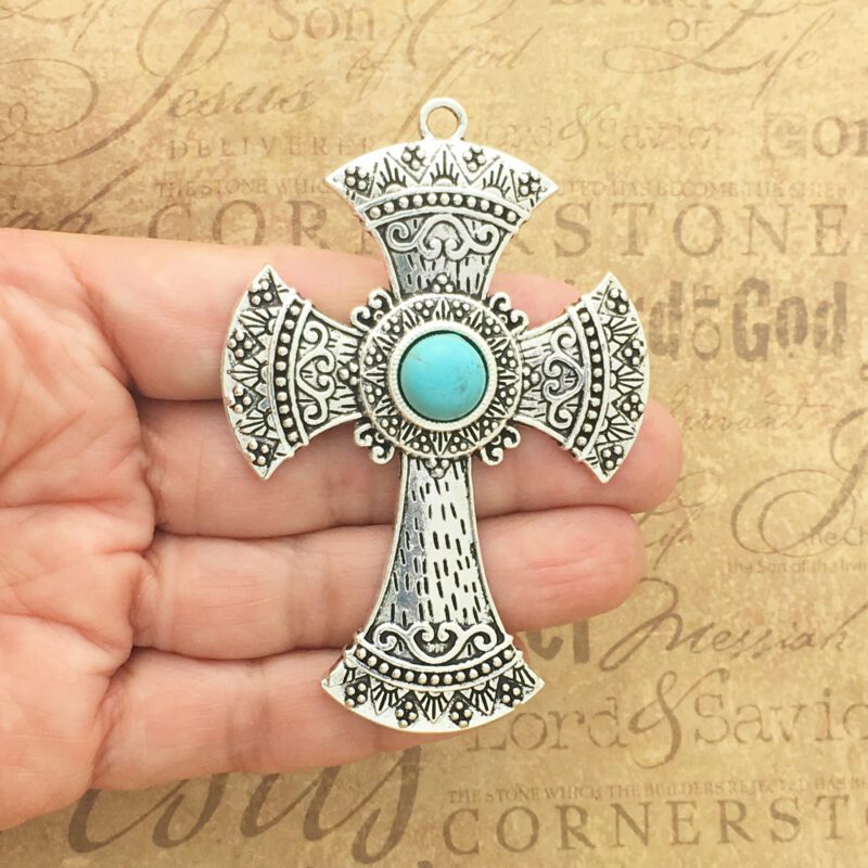 Turquoise Cross Pendants Wholesale