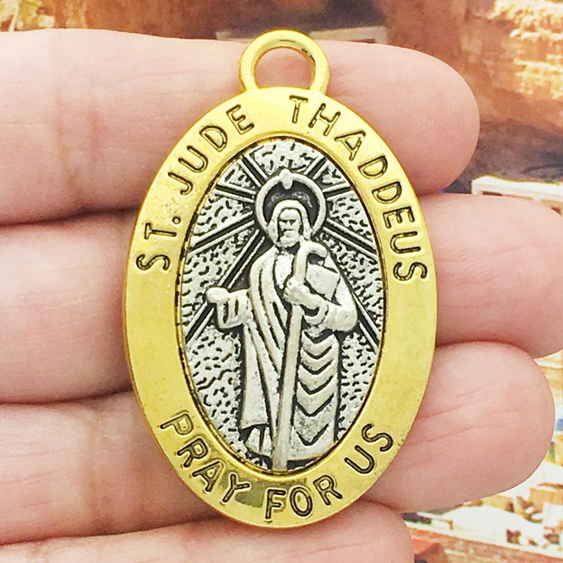 1 St Jude Medal Charm by TIJC SP1638 - Image 2